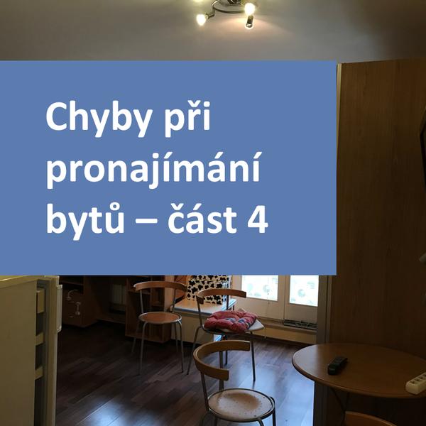 Jak pronajímat byt